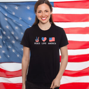 NRSC Peace Love America T-Shirt 5 NRSC Peace Love America T-Shirt